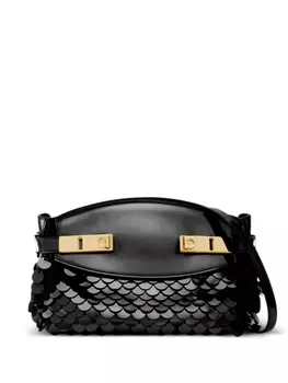 Ferragamo маленький клатч Hug, черный