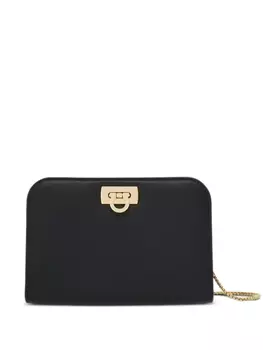Ferragamo мини-сумка Wanda, черный