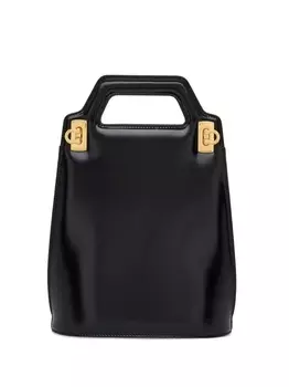 Ferragamo мини-сумка Wanda, черный