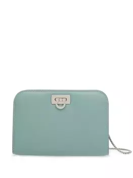 Ferragamo мини-сумка Wanda, зеленый