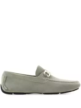 Ferragamo мокасины Gancini, серый