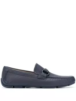Ferragamo мокасины Gancini, синий