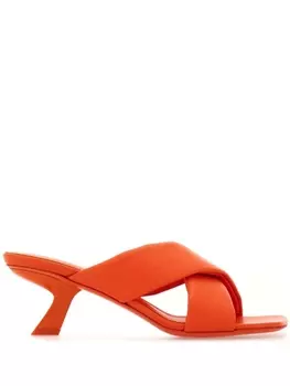 Ferragamo мюли Kitten 55, оранжевый