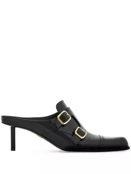 Ferragamo мюли-монки Double 55, черный