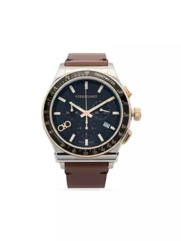 Ferragamo наручные часы 1927 Chronograph 42 мм, черный