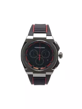 Ferragamo наручные часы Supreme Chrono 43 мм, черный