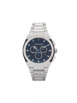 Ferragamo наручные часы Supreme Chrono 43 мм, черный