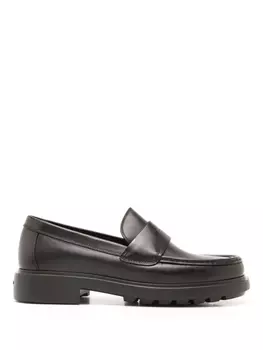 Ferragamo пенни-лоферы, черный