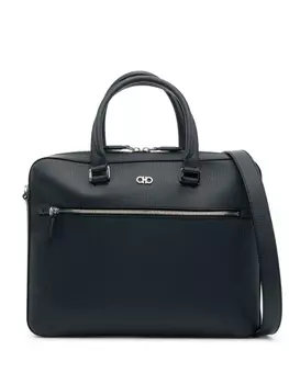 Ferragamo портфель с декором Gancini, синий