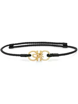 Ferragamo ремень Extendable с декором Gancini, черный