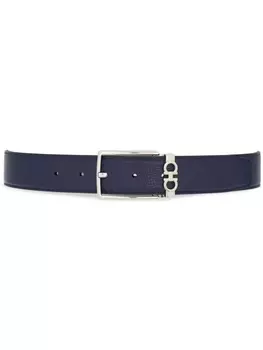 Ferragamo ремень с пряжкой Gancini, синий