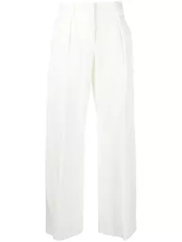 Ferragamo широкие брюки, белый