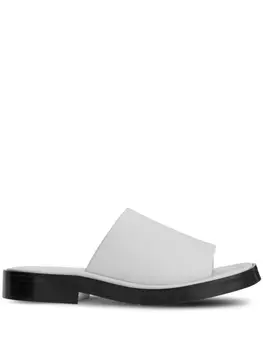 Ferragamo шлепанцы с открытым носком, белый