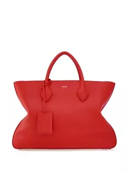 Ferragamo сумка-тоут с логотипом, красный