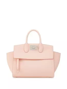Ferragamo сумка-тоут Studio с логотипом, розовый
