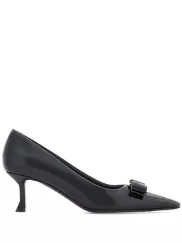 Ferragamo туфли-лодочки Vara Bow, черный