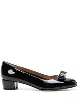 Ferragamo туфли Vara Bow, черный