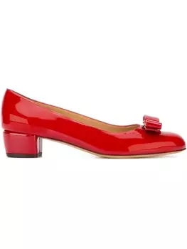 Ferragamo туфли Viva с бантом, красный