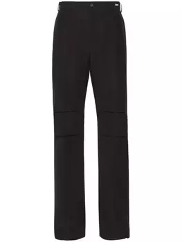 Ferragamo укороченные брюки карго, черный