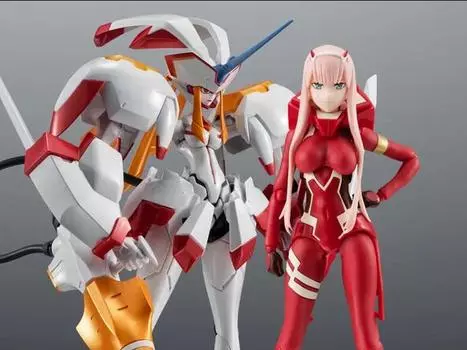 Фигурка Darling in the Franxx S.H.Figuarts x Robot Spirits Zero Two & Strelizia (5th Anniversary) Set Bandai Spirits