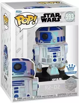Фигурка Funko POP! R2-D2 Facet #593 Exclusive Clear Ship Protector and Box Include