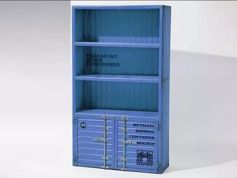 Фигурка Iron Container Cabinet 1/6 Scale Accessory (Blue) Mmmtoys