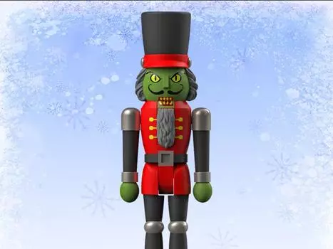Фигурка Naughty or Nice Collection Gremlin Nutcracker BBTS Exclusive Figure Fresh Monkey Fiction