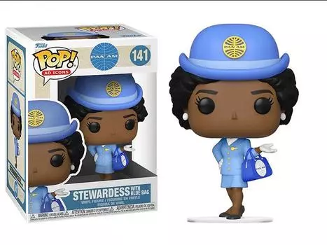 Фигурка Pop! Ad Icons: Pan Am - Stewardess with Blue Bag Funko