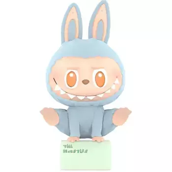 Фигурка Pop Mart Labubu The Monsters Lazy Yoga Series Showy (упаковано в пакет), голубой