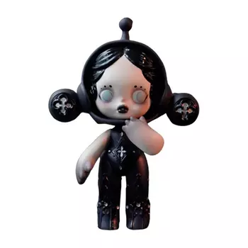 Фигурка Pop Mart Skullpanda Baby Black Encore Limited Figure