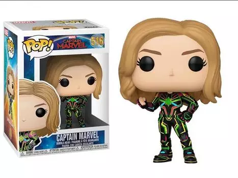 Фигурка Pop! Marvel: Captain Marvel - Captain Marvel (Neon Suit) FUNKO