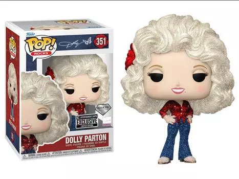 Фигурка Pop! Rocks: Dolly Parton ('77 Tour) (Diamond Glitter) Exclusive Funko