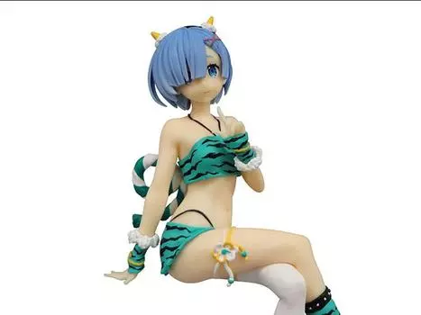 Фигурка Re:Zero Starting Life in Another World Rem (Demon Costume Green Ver.) Noodle Stopper Figure FURYU