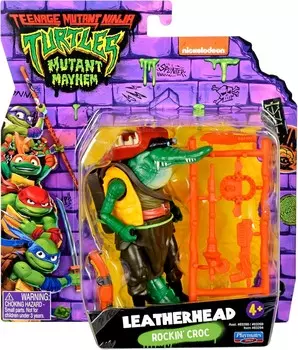 Фигурка Teenage Mutant Ninja Turtles: Mutant Mayhem, Leatherhead, 11,4 см