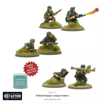 Фигурки Fallschirmjger Weapons Teams Warlord Games