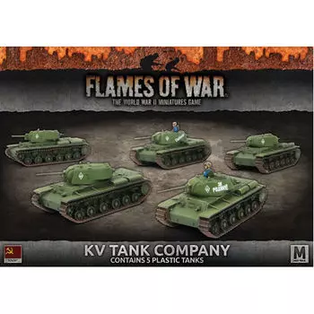 Фигурки Flames Of War: Kv-1/1S Tank Company