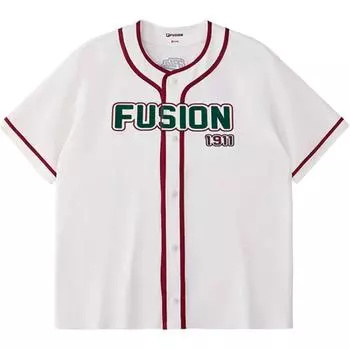 FILA FUSION Рубашка унисекс Cloud White