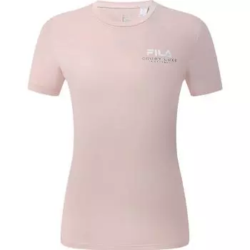 FILA Футболка женская легкая, прозрачная, розовая
