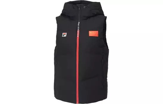 ФИЛА Мужской жилет FILA, цвет Black