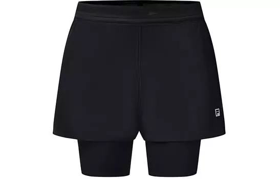 FILA Повседневные шорты женские черные