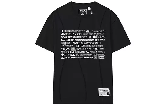 ФИЛА Женская футболка FILA, цвет Black