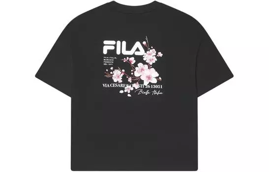ФИЛА Женская футболка FILA, цвет Black
