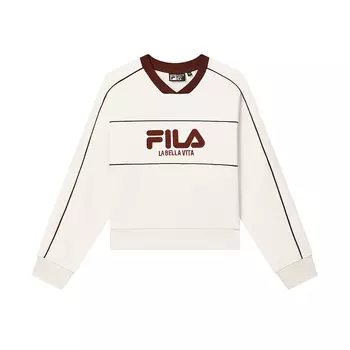 FILA Женская толстовка Cloud White