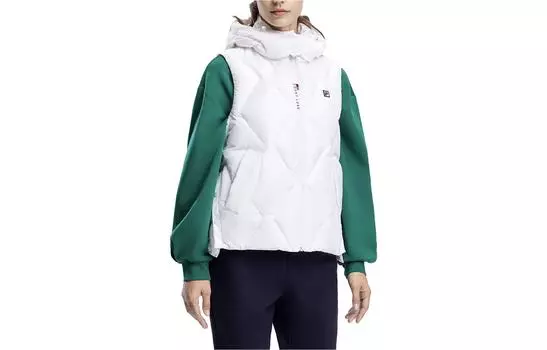 ФИЛА Женский Жилет FILA, цвет White
