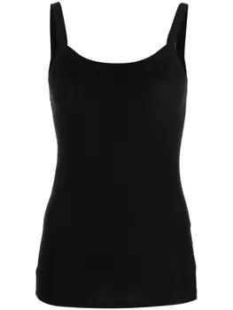 Filippa K топ в рубчик, черный