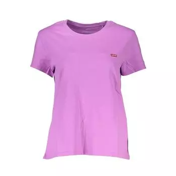 Фиолетовые хлопковые топ и футболка Levis