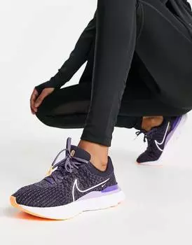 Фиолетовые кроссовки Nike Running React Infinity 3