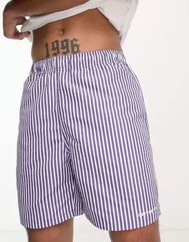 Фиолетовые плавки с полосками Carhartt WIP Island