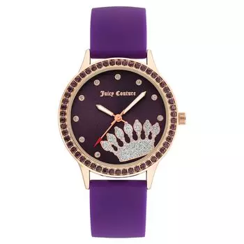 Фиолетовые силиконовые часы Juicy Couture