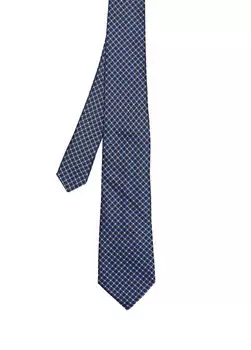 Фиолетовый шелковый галстук Canali, фиолетовый